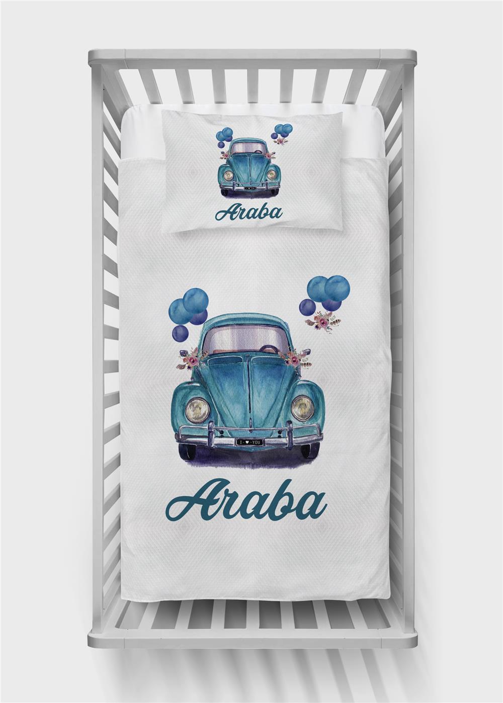 İsimli Bebek Pike Takımı