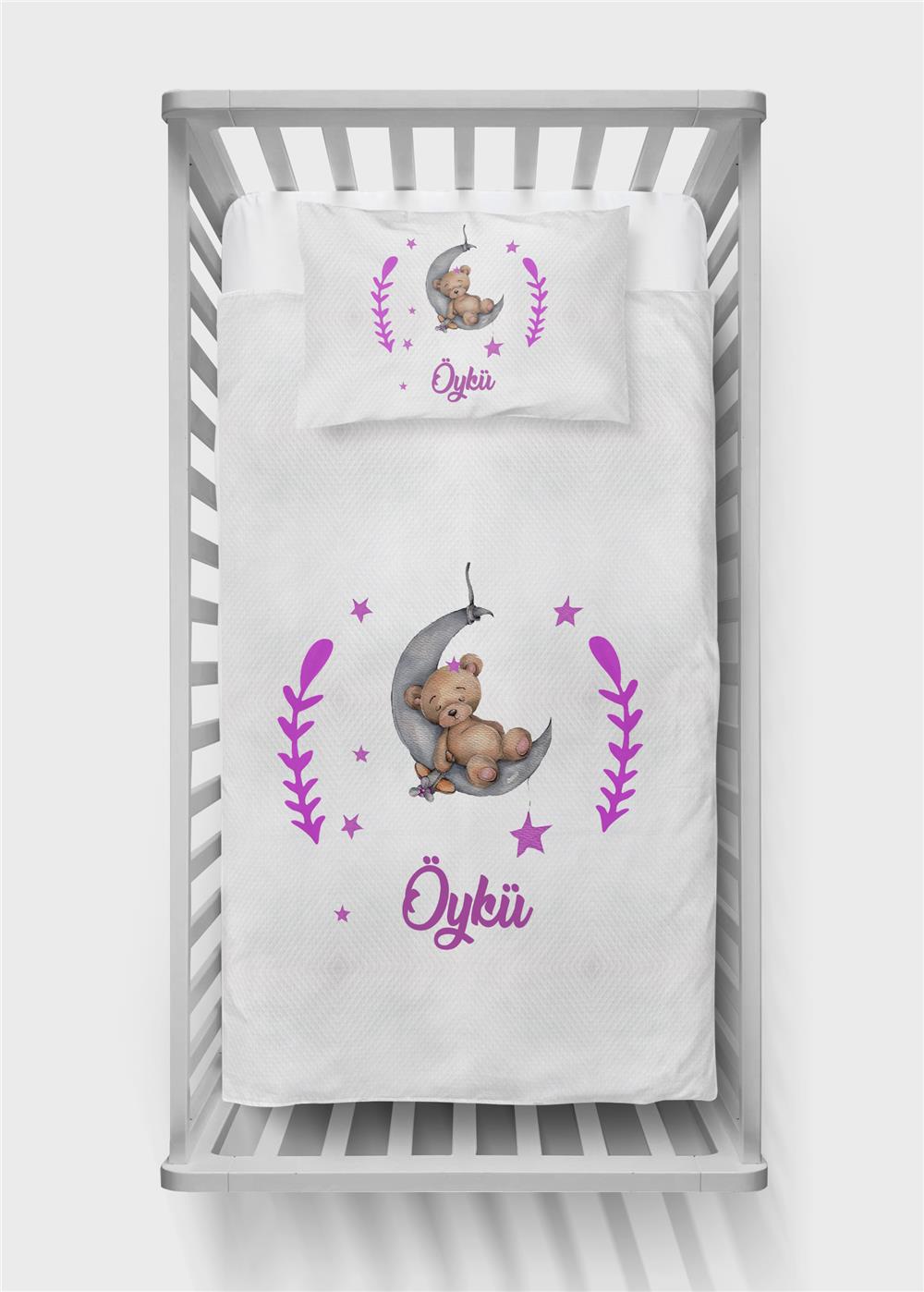 İsimli Bebek Pike Takımı