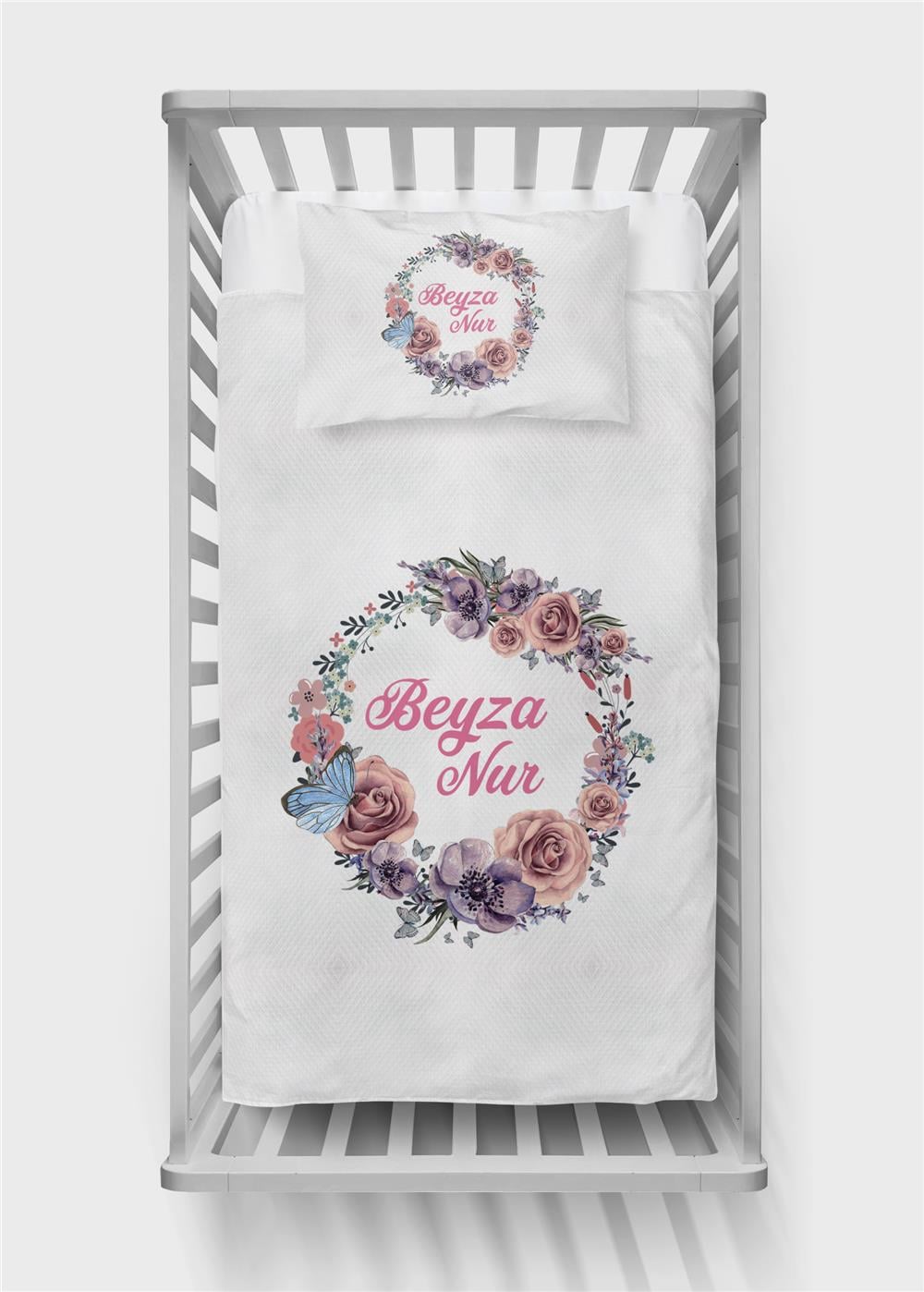 İsimli Bebek Pike Takımı