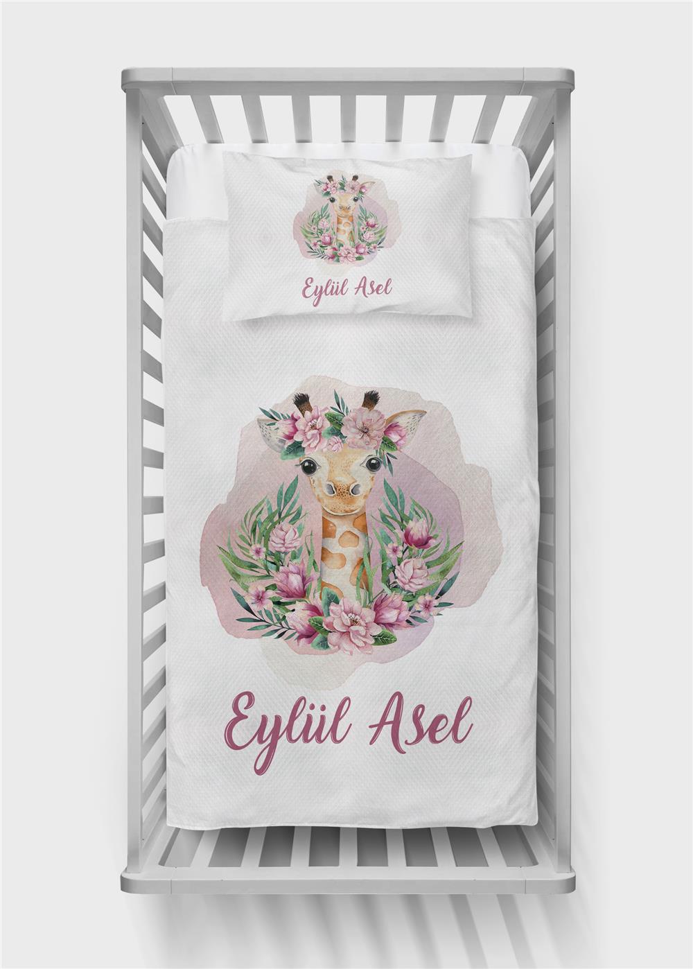 İsimli Bebek Pike Takımı