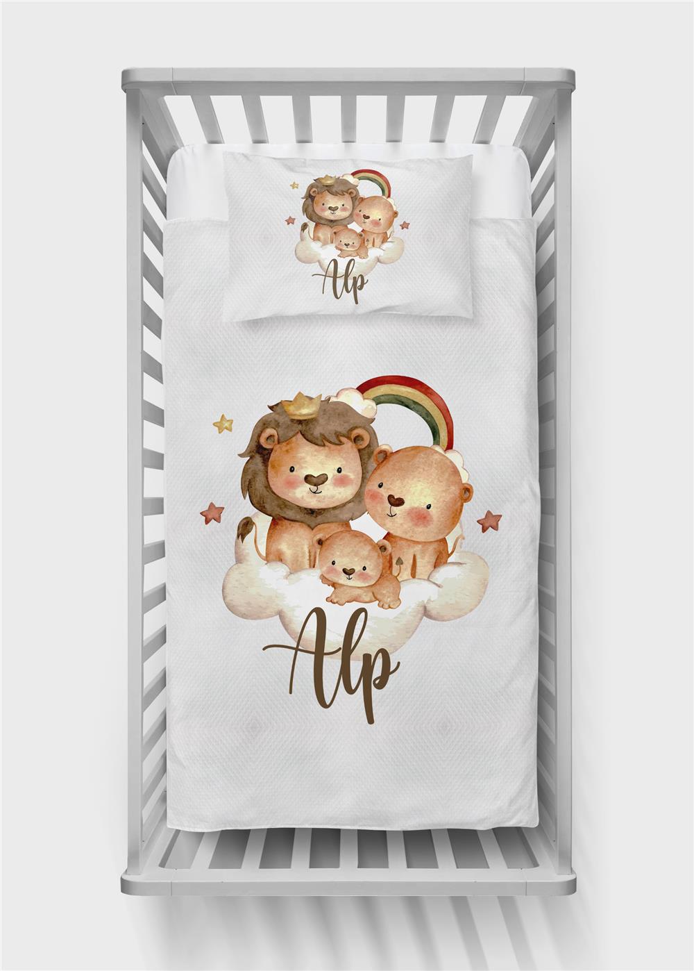 İsimli Bebek Pike Takımı