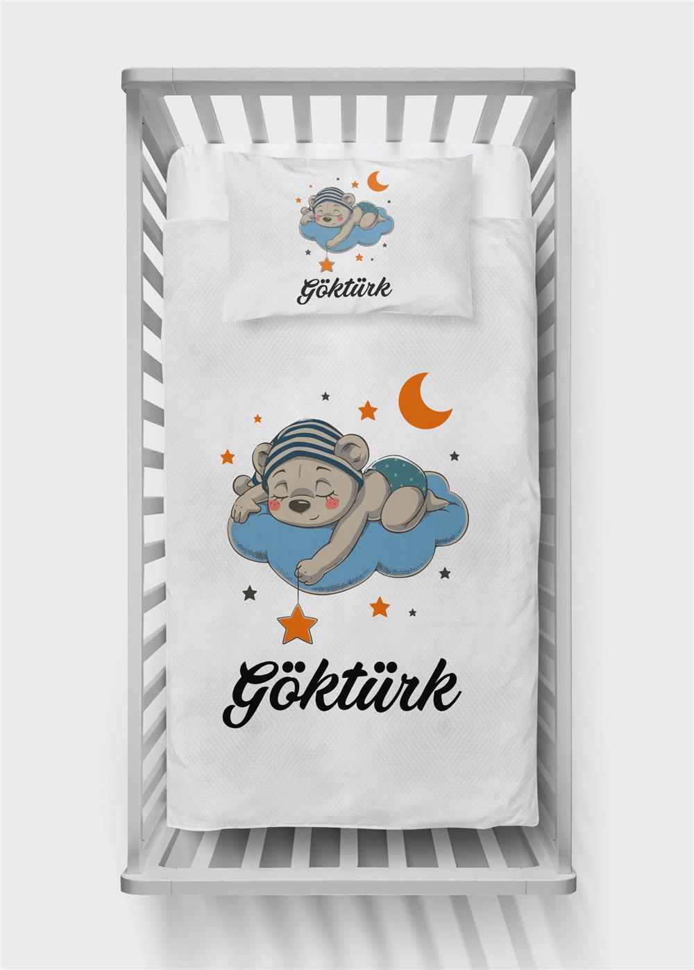 İsimli Bebek Pike Takımı
