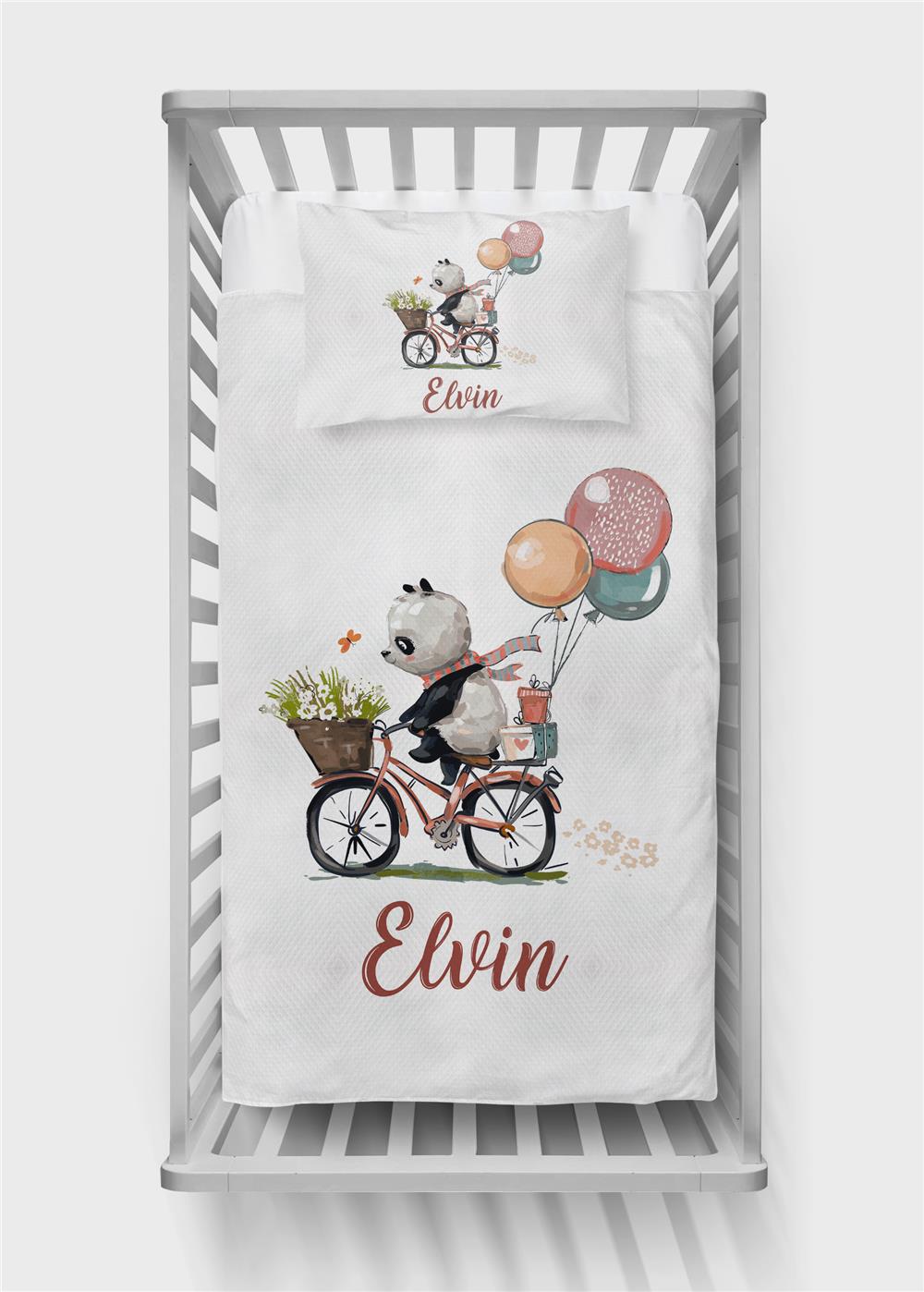 İsimli Bebek Pike Takımı