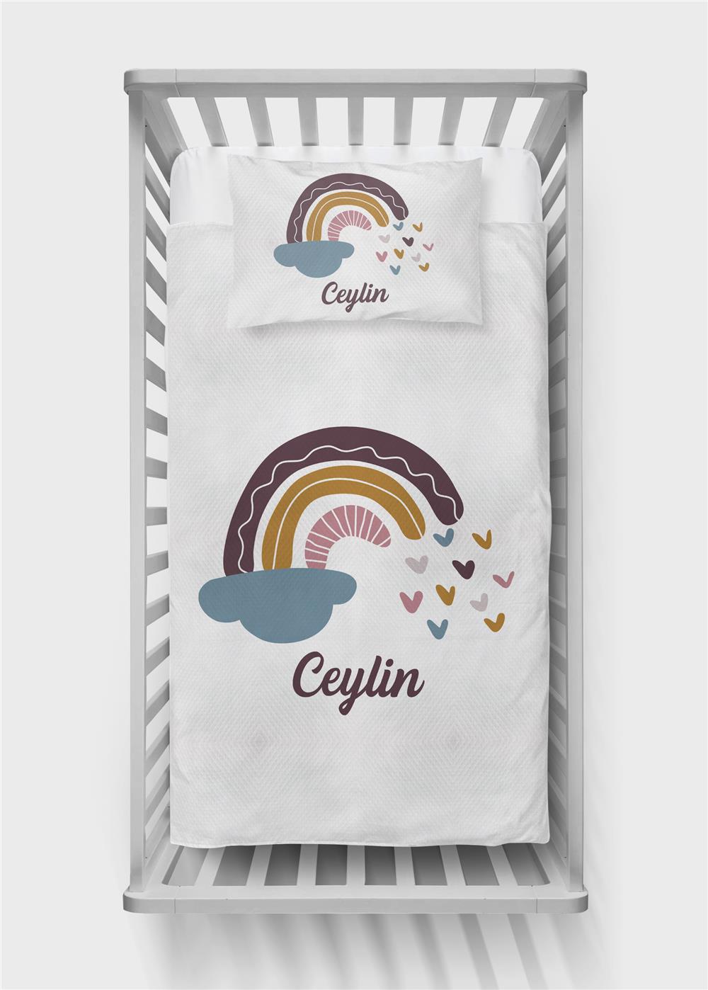 İsimli Bebek Pike Takımı