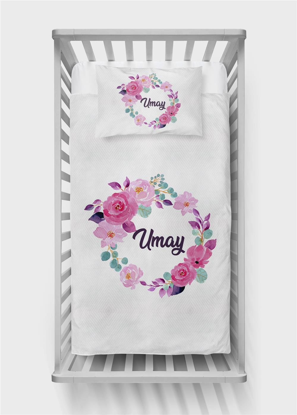 İsimli Bebek Pike Takımı