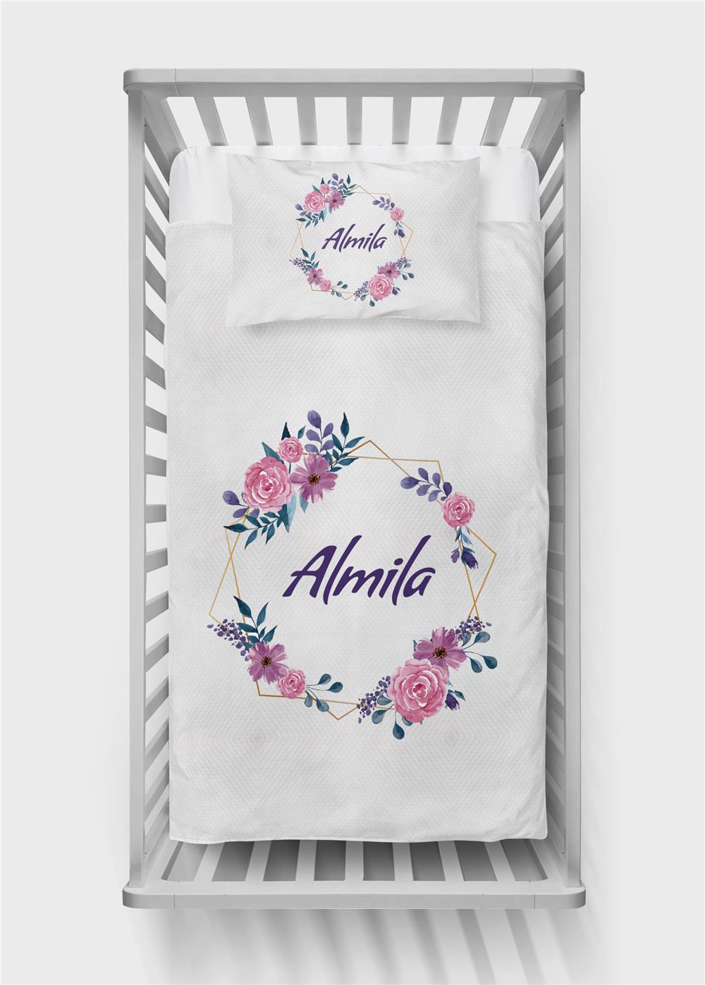 İsimli Bebek Pike Takımı