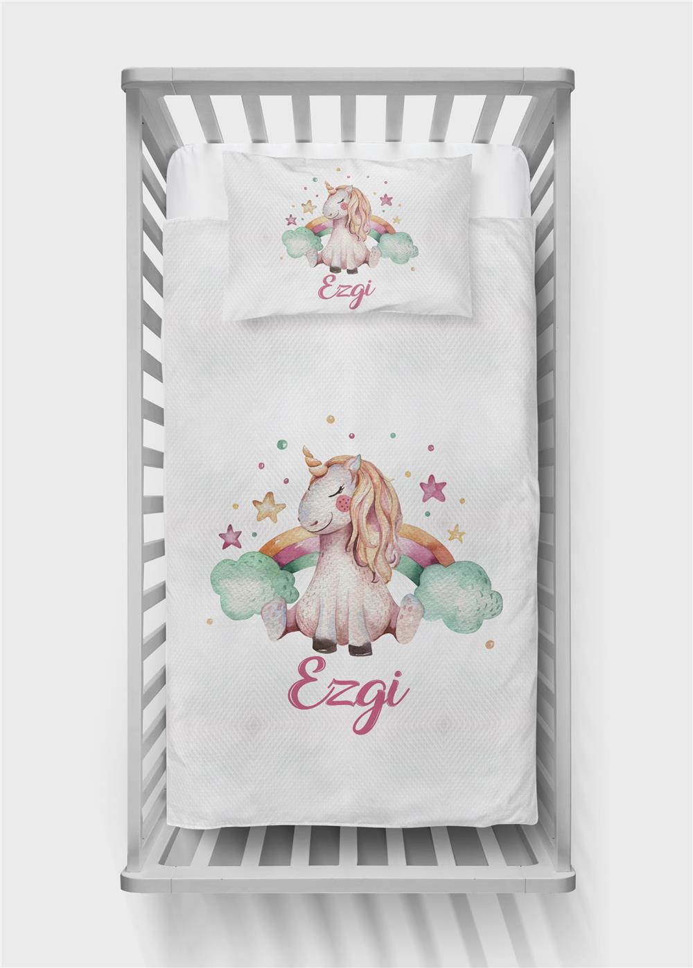 İsimli Bebek Pike Takımı