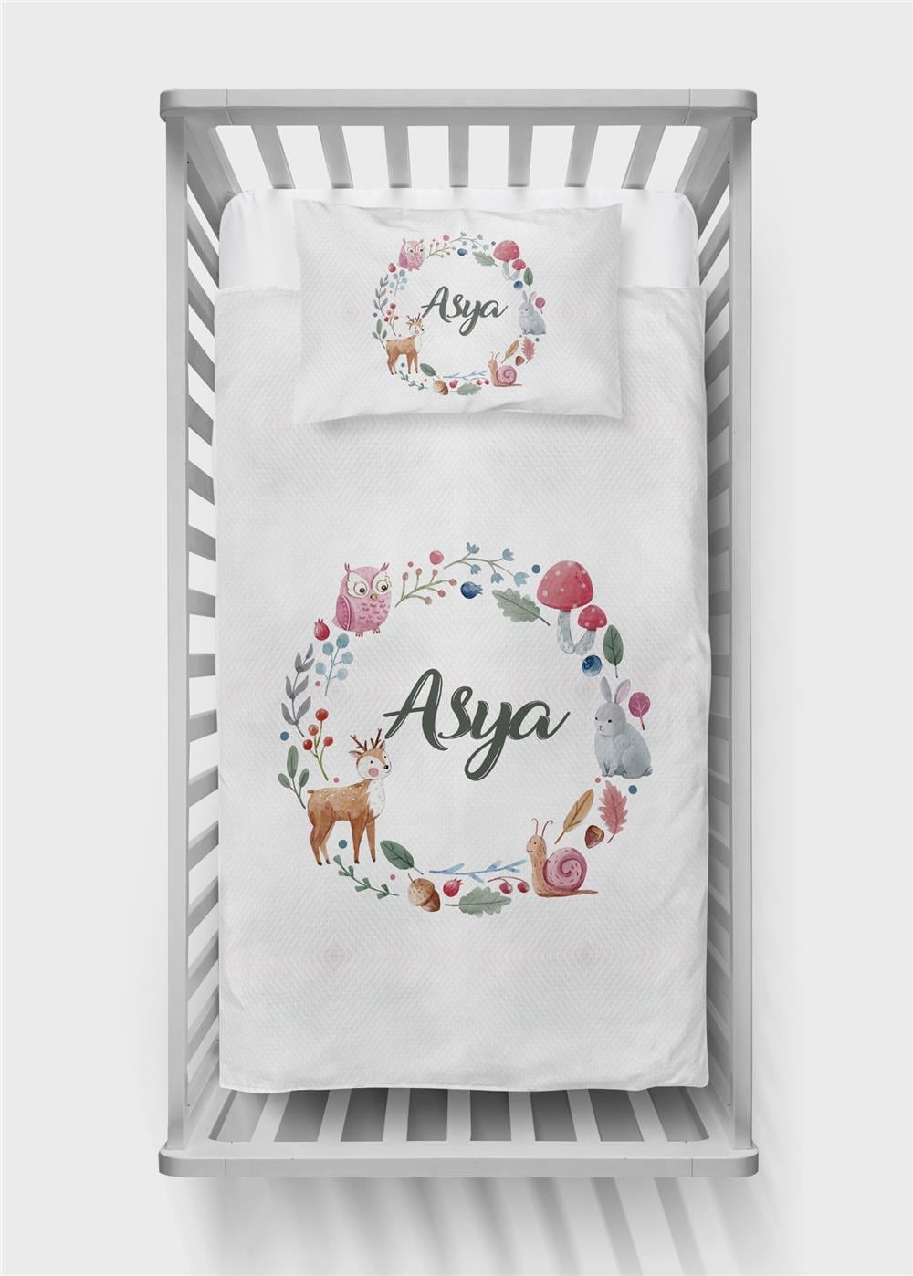 İsimli Bebek Pike Takımı