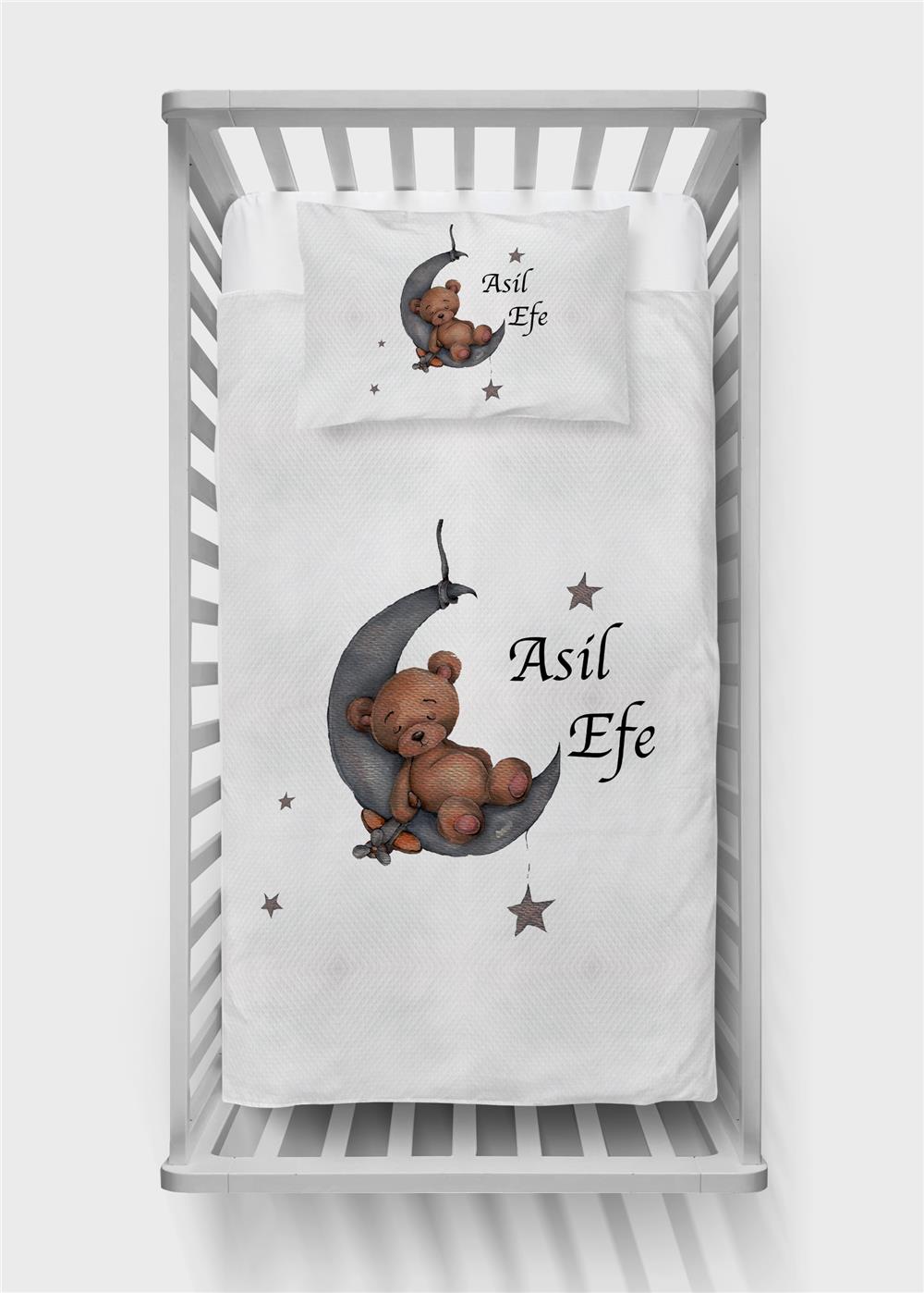 İsimli Bebek Pike Takımı