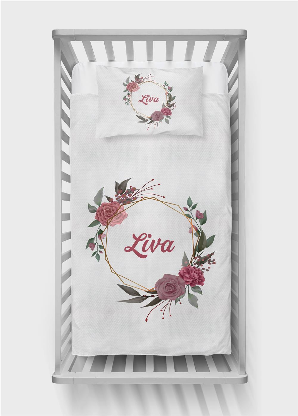 İsimli Bebek Pike Takımı