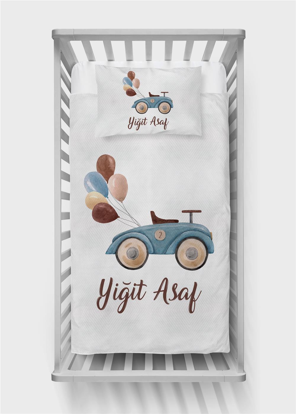 İsimli Bebek Pike Takımı