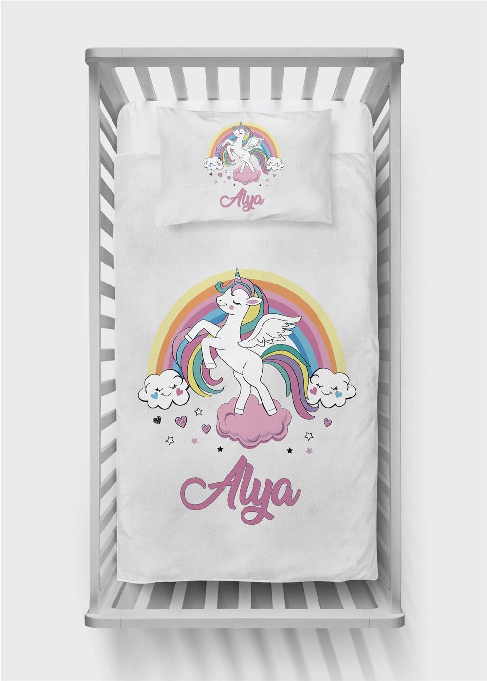 İsimli Bebek Pike Takımı