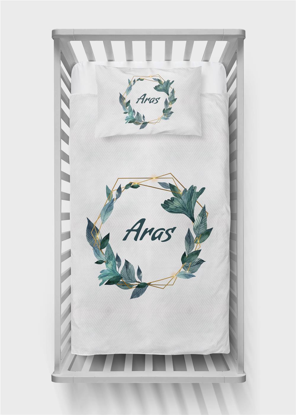 İsimli Bebek Pike Takımı