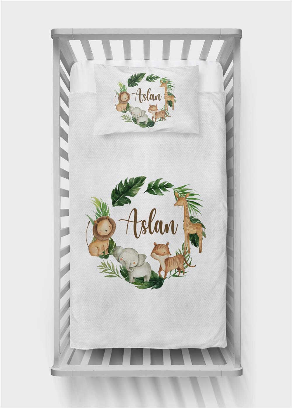 İsimli Bebek Pike Takımı