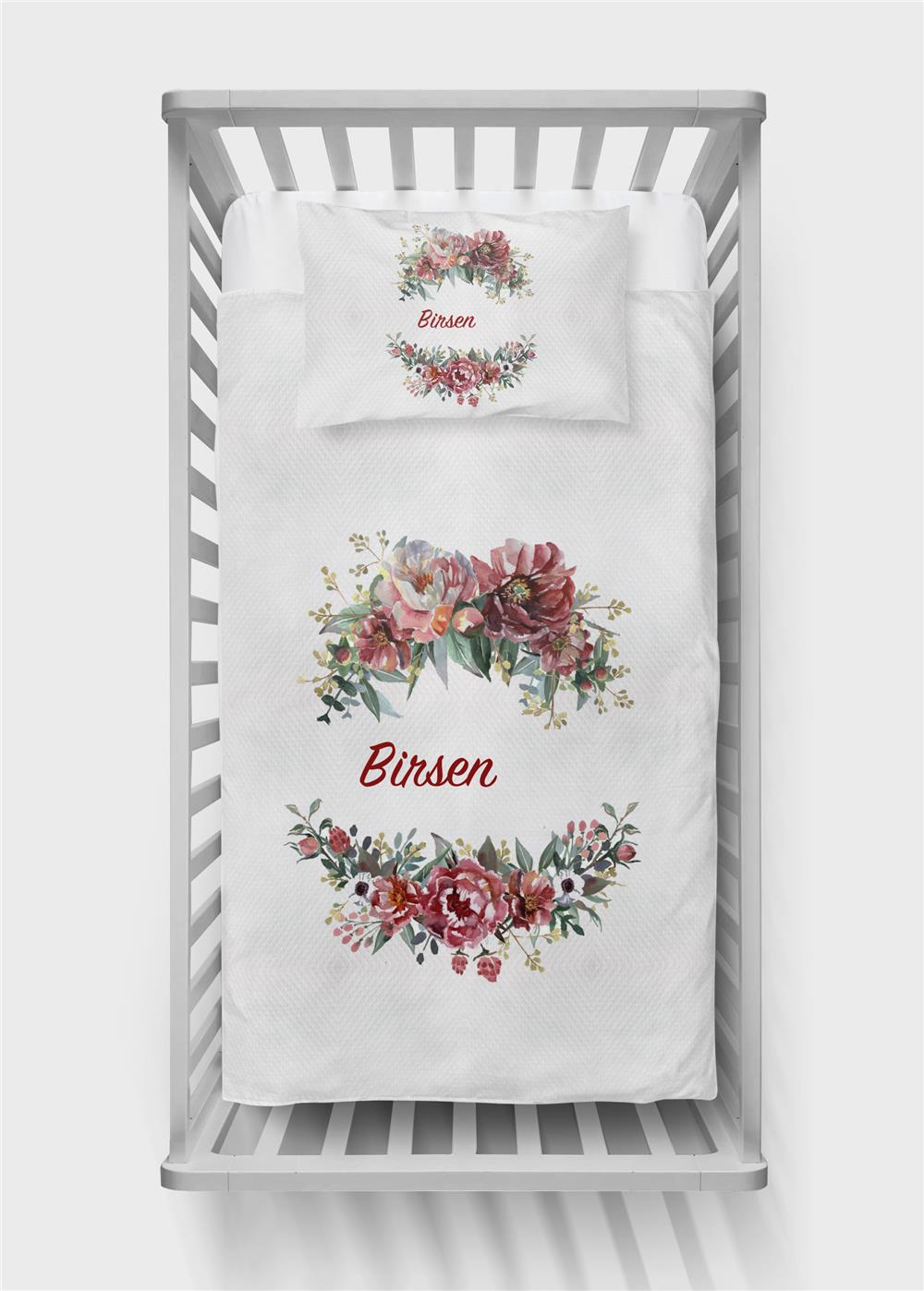 İsimli Bebek Pike Takımı