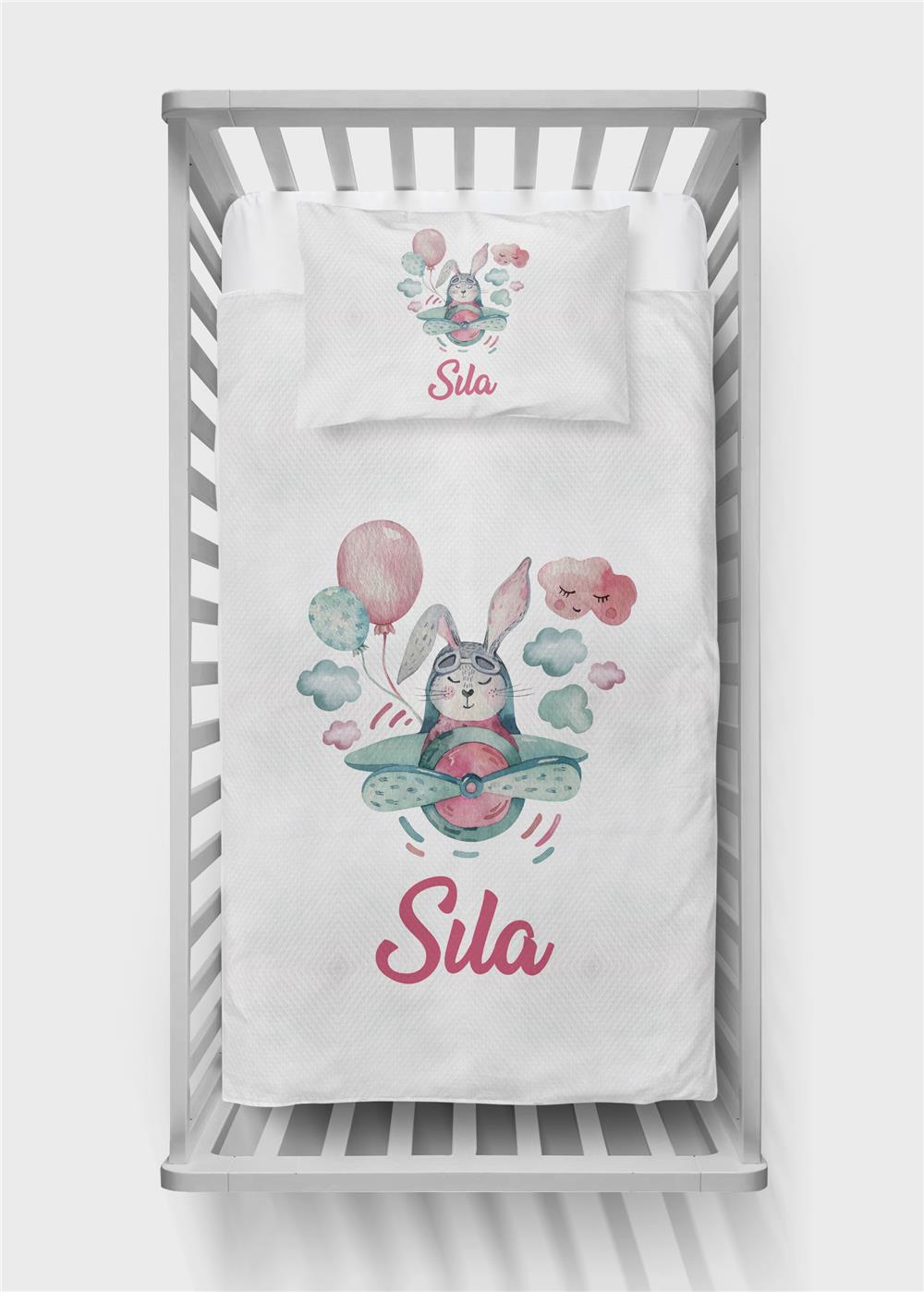 İsimli Bebek Pike Takımı