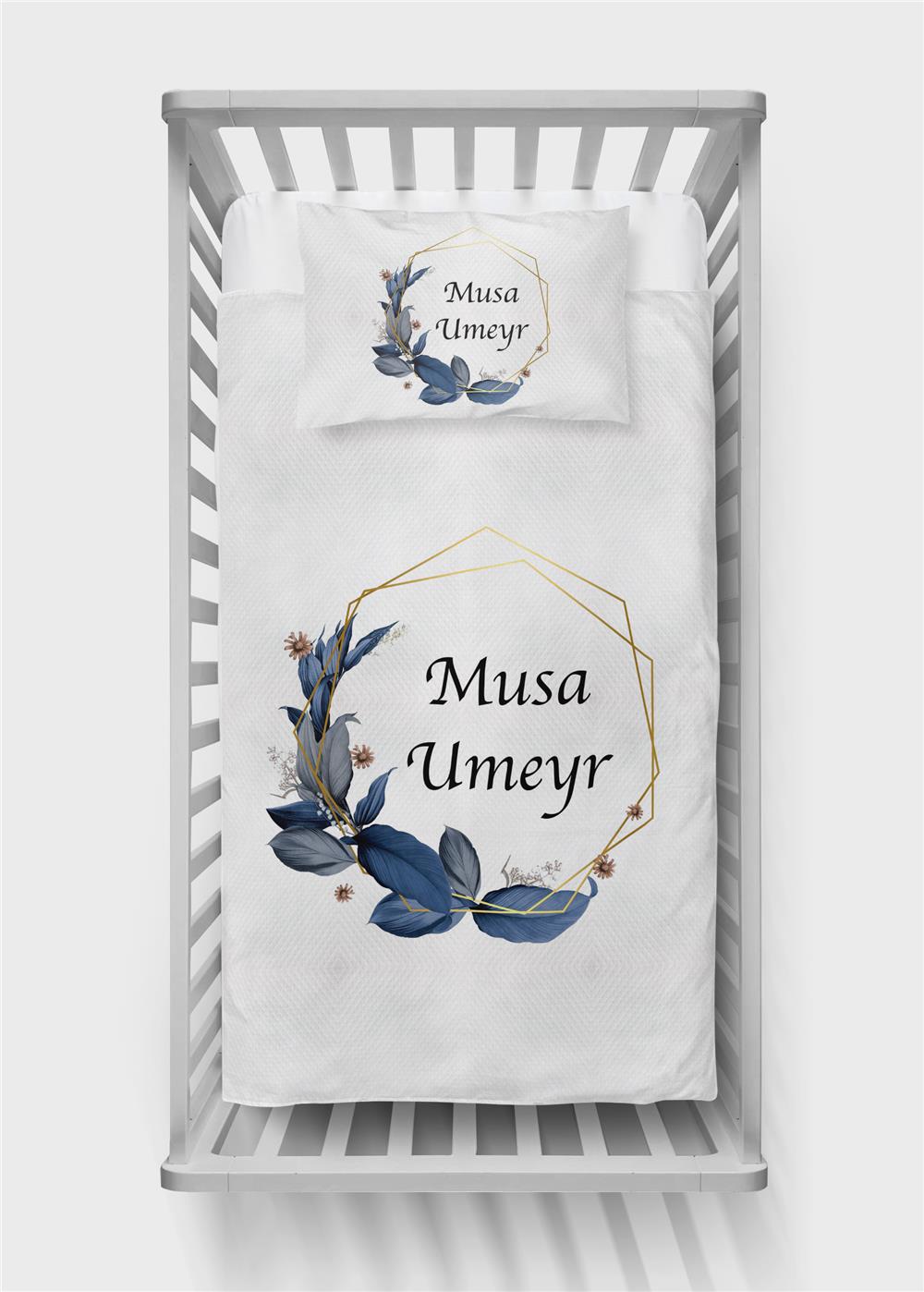 İsimli Bebek Pike Takımı