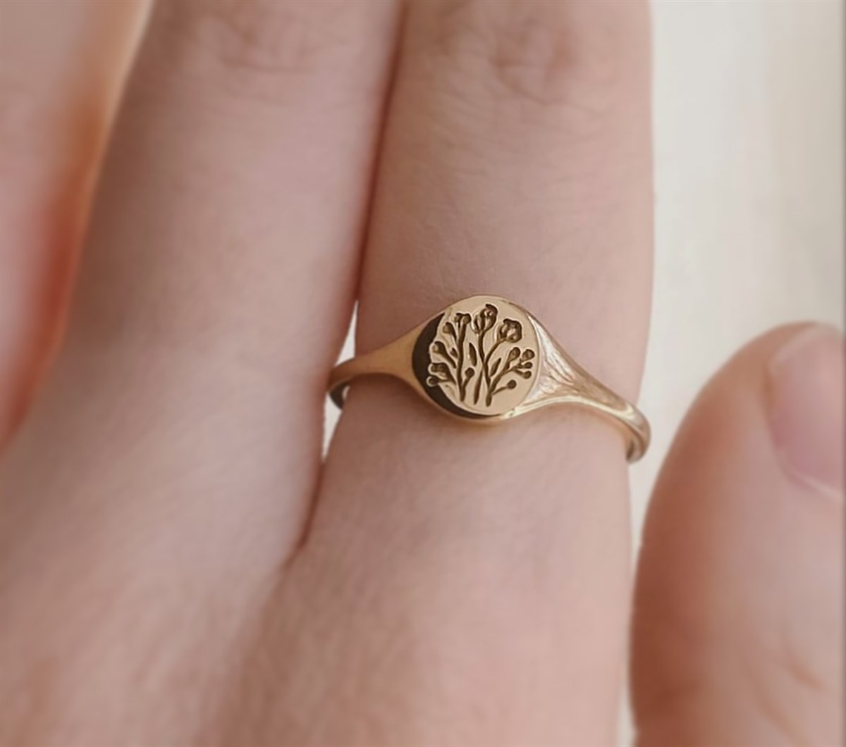 Çiçekli Yüzük - AK1352