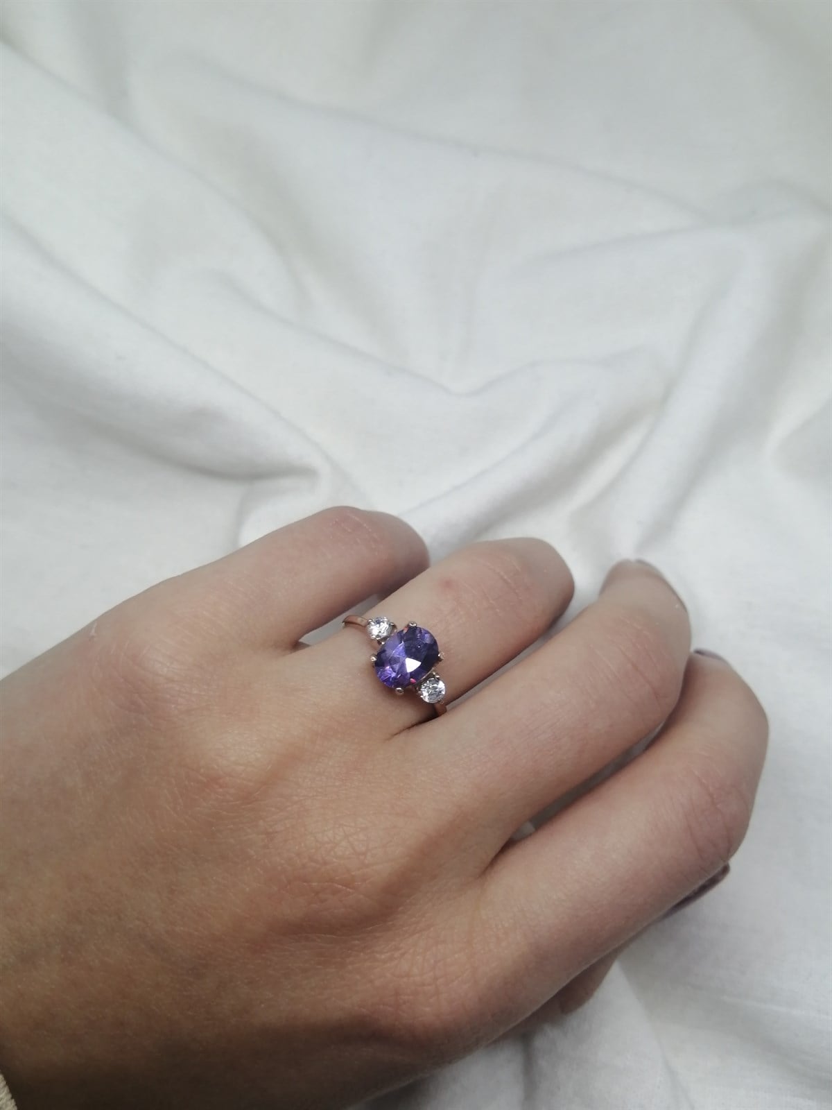 HAZEL AMETİST YÜZÜK- AK1237