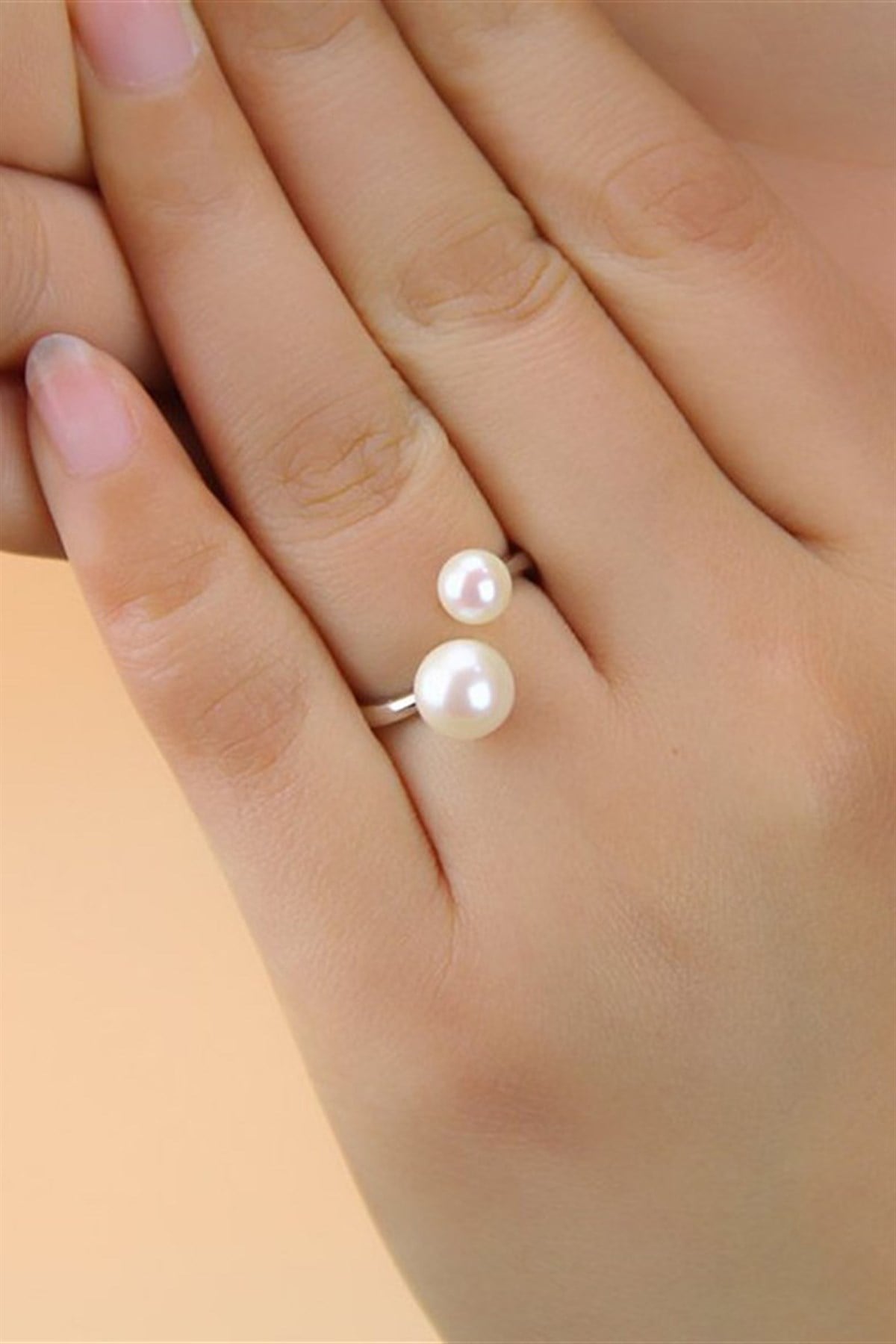 İKİLİ İNCİ YÜZÜK - AK0504