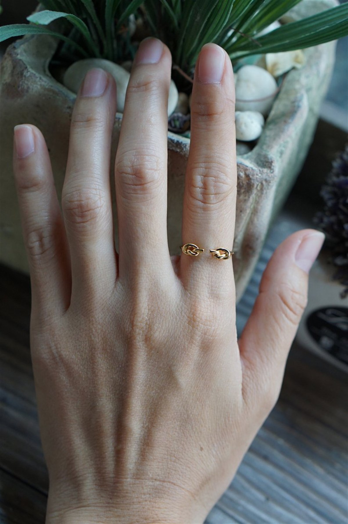 KÖRDÜĞÜM MİNİMAL YÜZÜK 