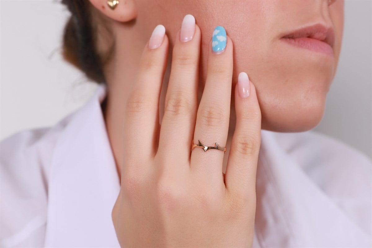 DİKEN MİNİMAL  YÜZÜK - AK837