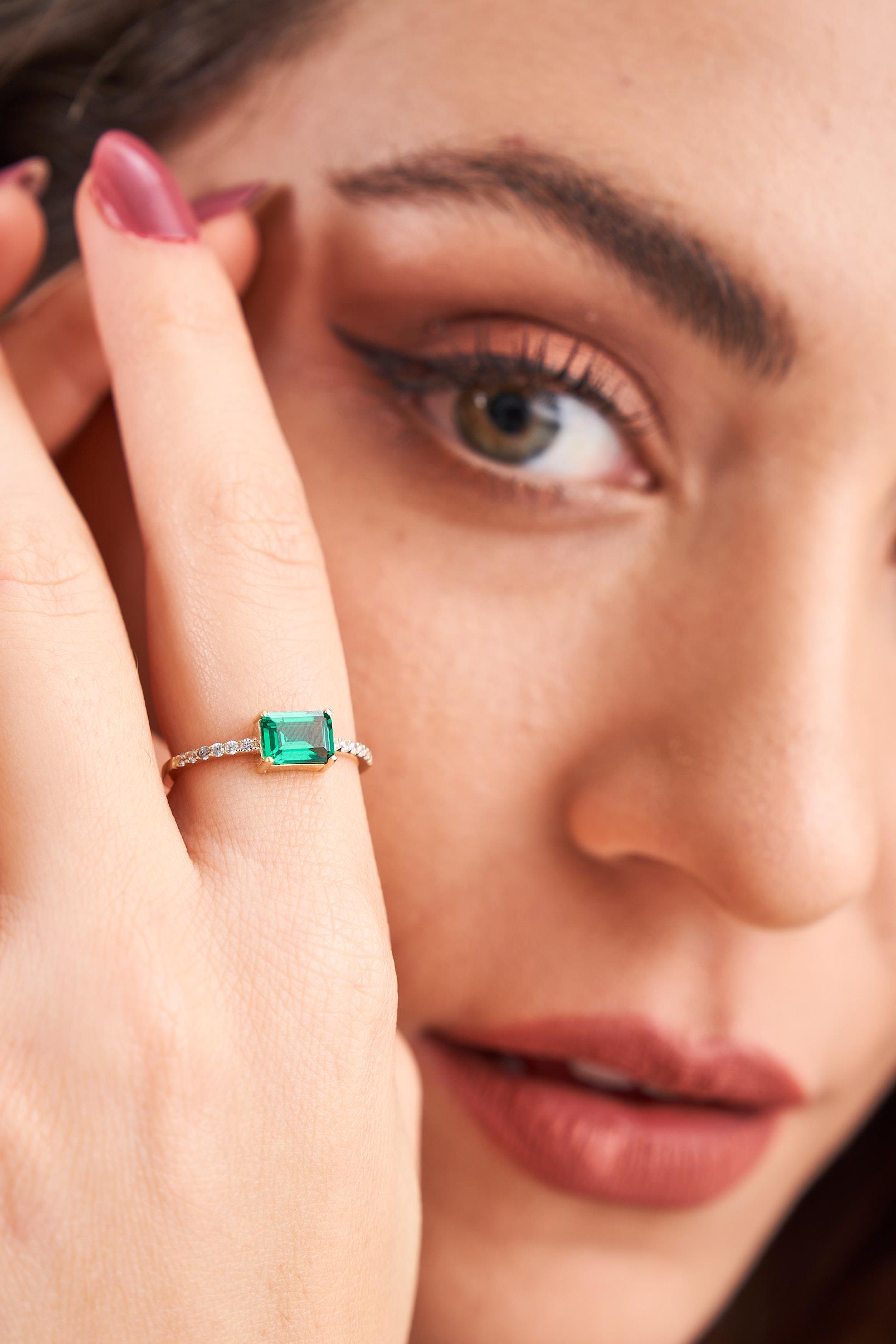 GREEN TOPAZ  YÜZÜK - AK1695