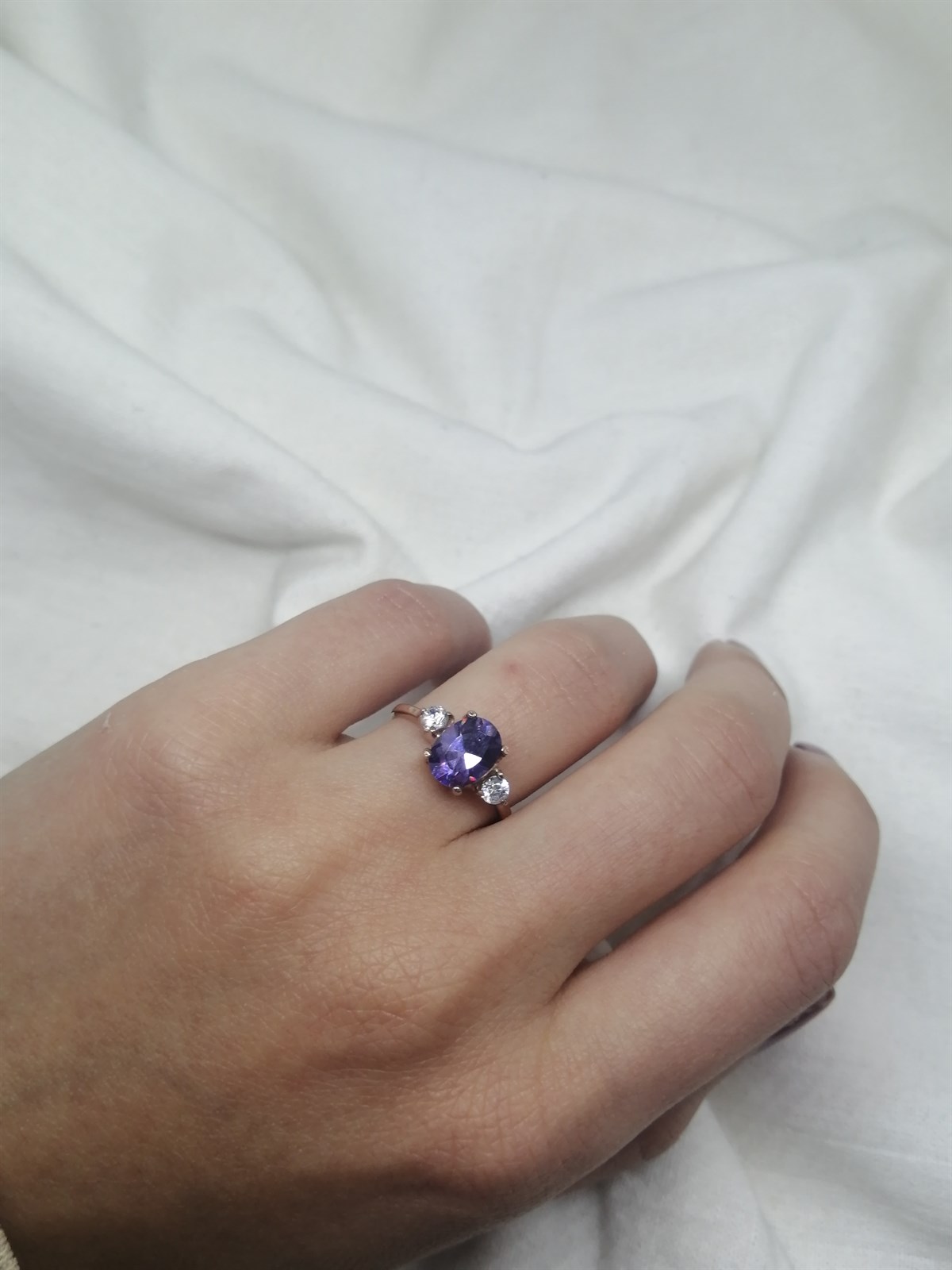 HAZEL AMETİST YÜZÜK- AK1237