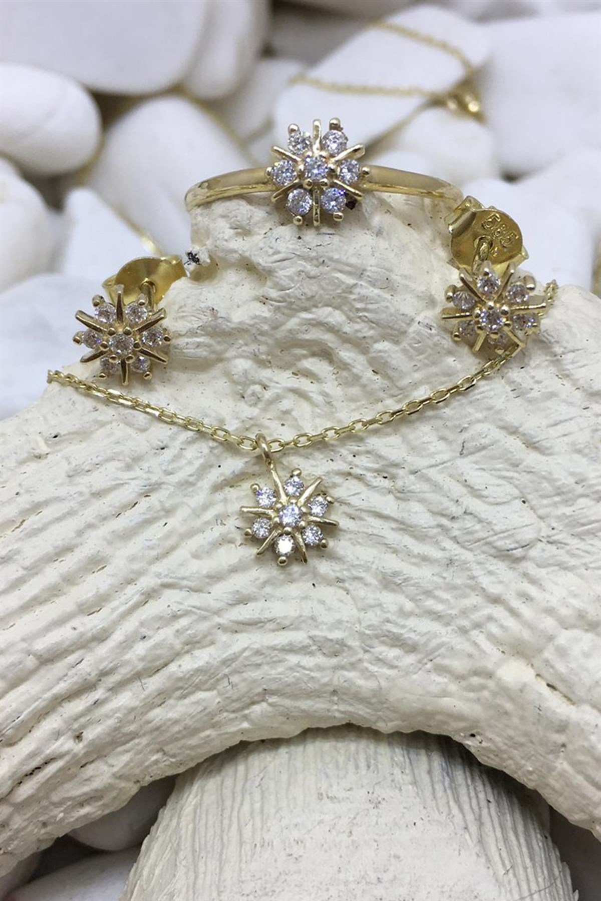 MİNİMAL YILDIZ ÜÇLÜ SET - AK859