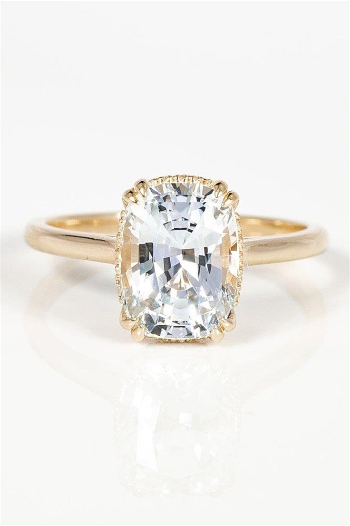 MÜRŞEDEY BEYAZ TOPAZ TEK TAŞ - AK896