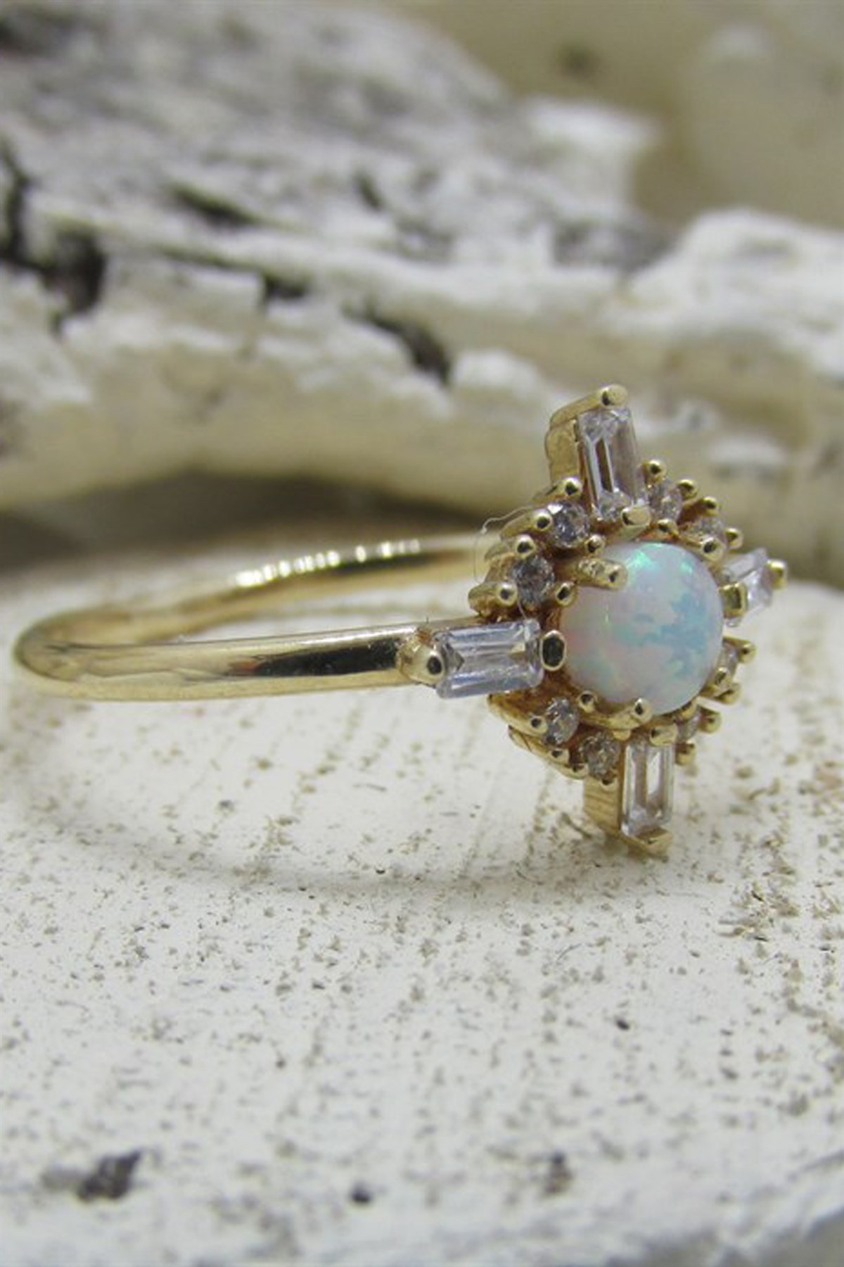 OPAL TAŞLI YÜZÜK - AK0661