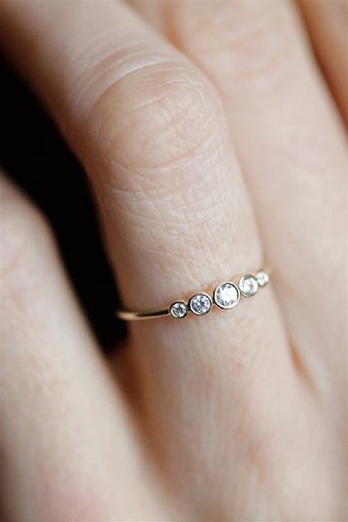 TAŞLI   MİNİMAL YÜZÜK - AK0523