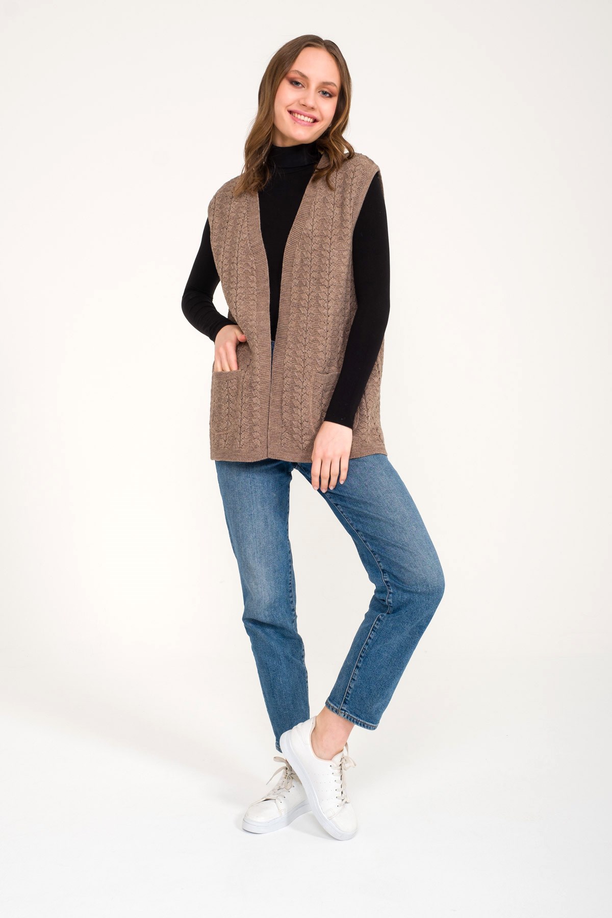 Women's Mink Knitwear Sweater Vest