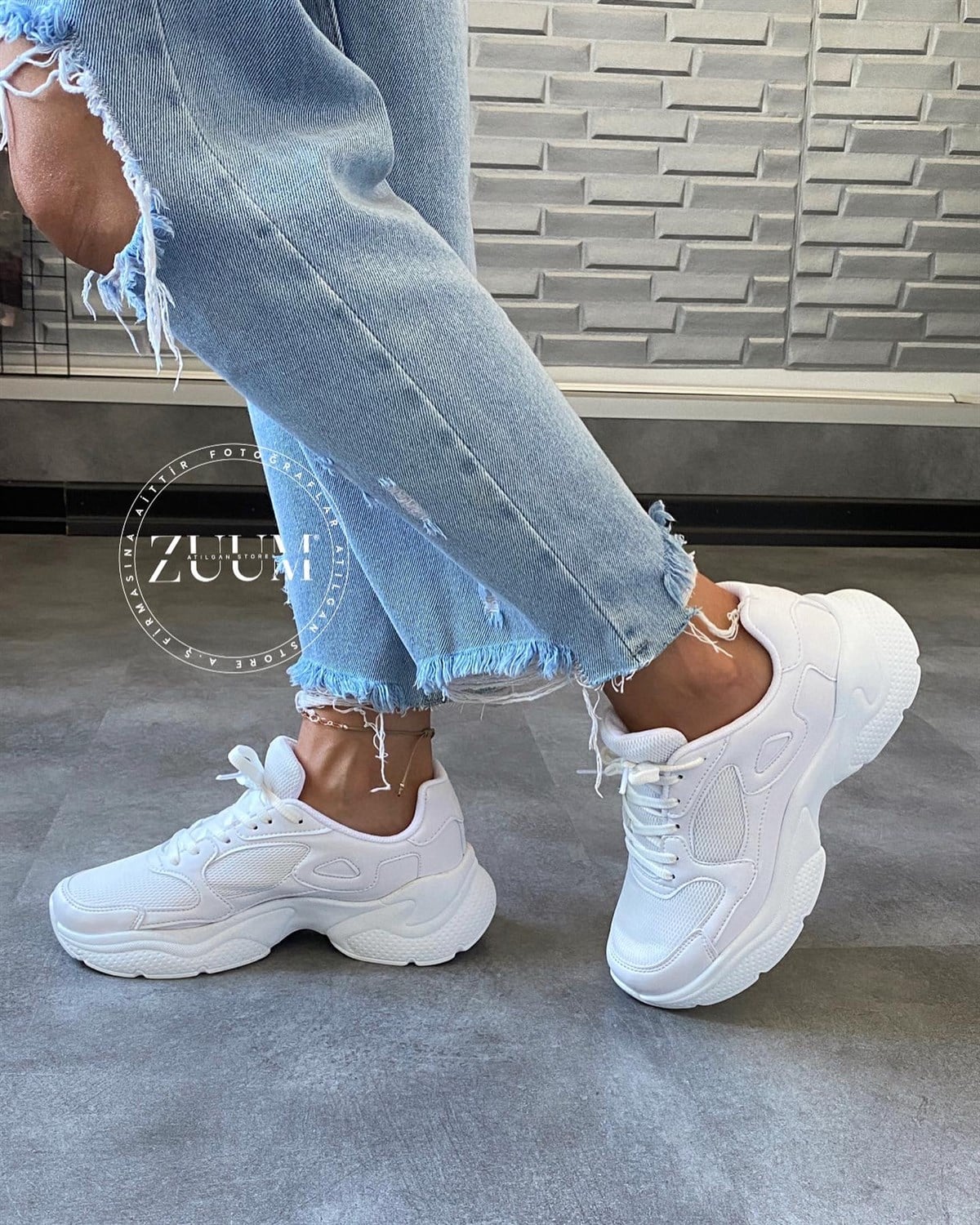ATILGAN STORESNEAKERİles Kadın Sneakers - Beyaz