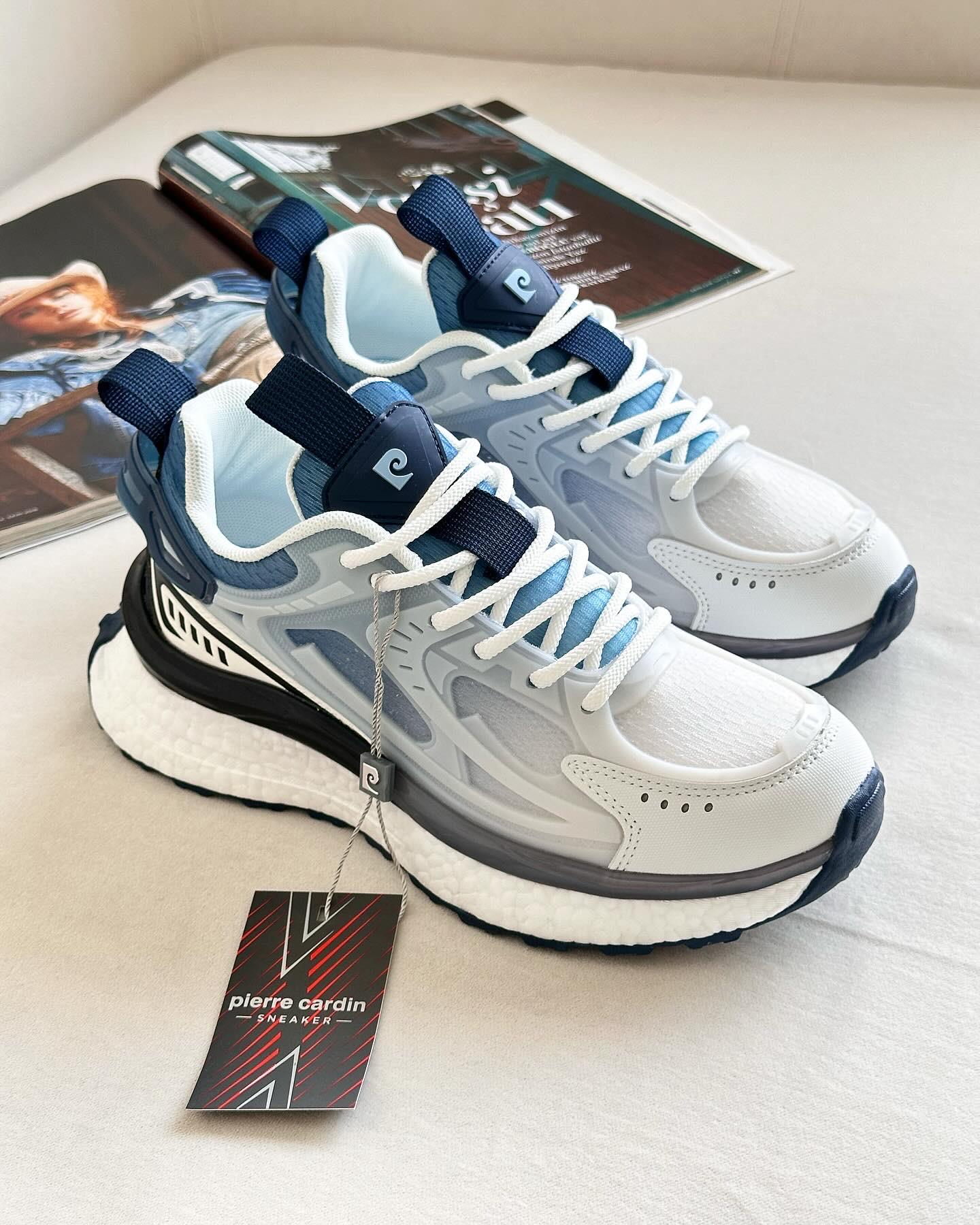 PIERRE CARDINPIERRE CARDINPC-10106 Pierre Cardin Kadın Sneaker - Beyaz & Mavi