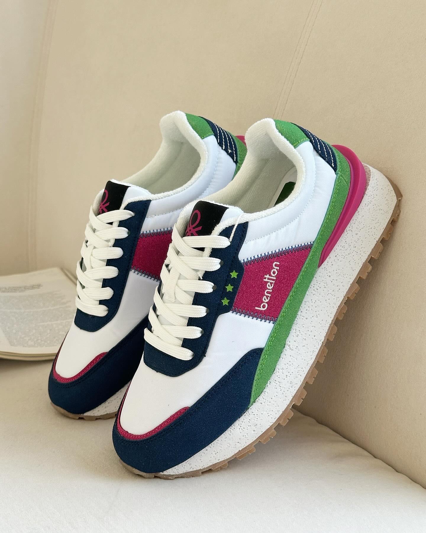 UNITED COLORS OF BENETTONSNEAKERBNT-10070 BEnetton Kadın Sneaker - Lacivert & Fuşya