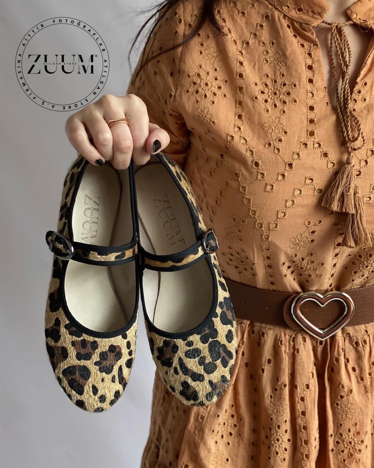 ZUUMBabet & EspadrilBeys Kadın Babet - Leopar