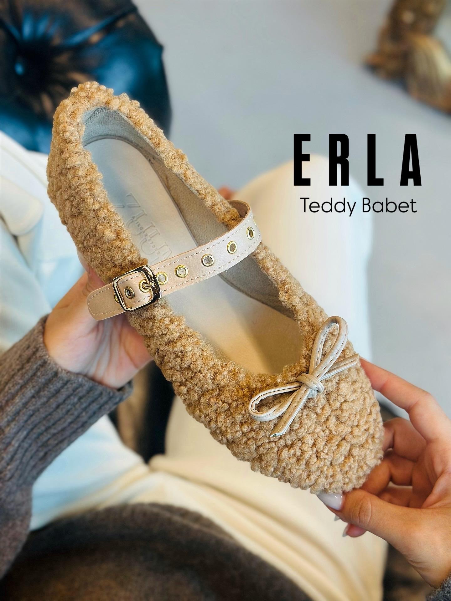 ZUUMBABET & ESPADRİLErla Mary Jane Kadın Balerin Babet - Nude Kıvırcık