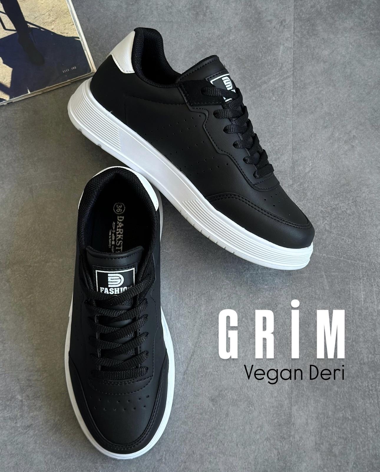 ZUUMSNEAKERGrim Kadın Sneakers - Siyah & Beyaz