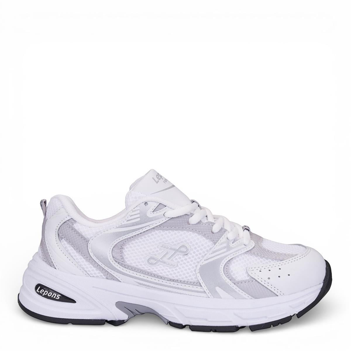 ZUUMSNEAKERLepons Günlük Kadın Sneaker - Beyaz & Gümüş