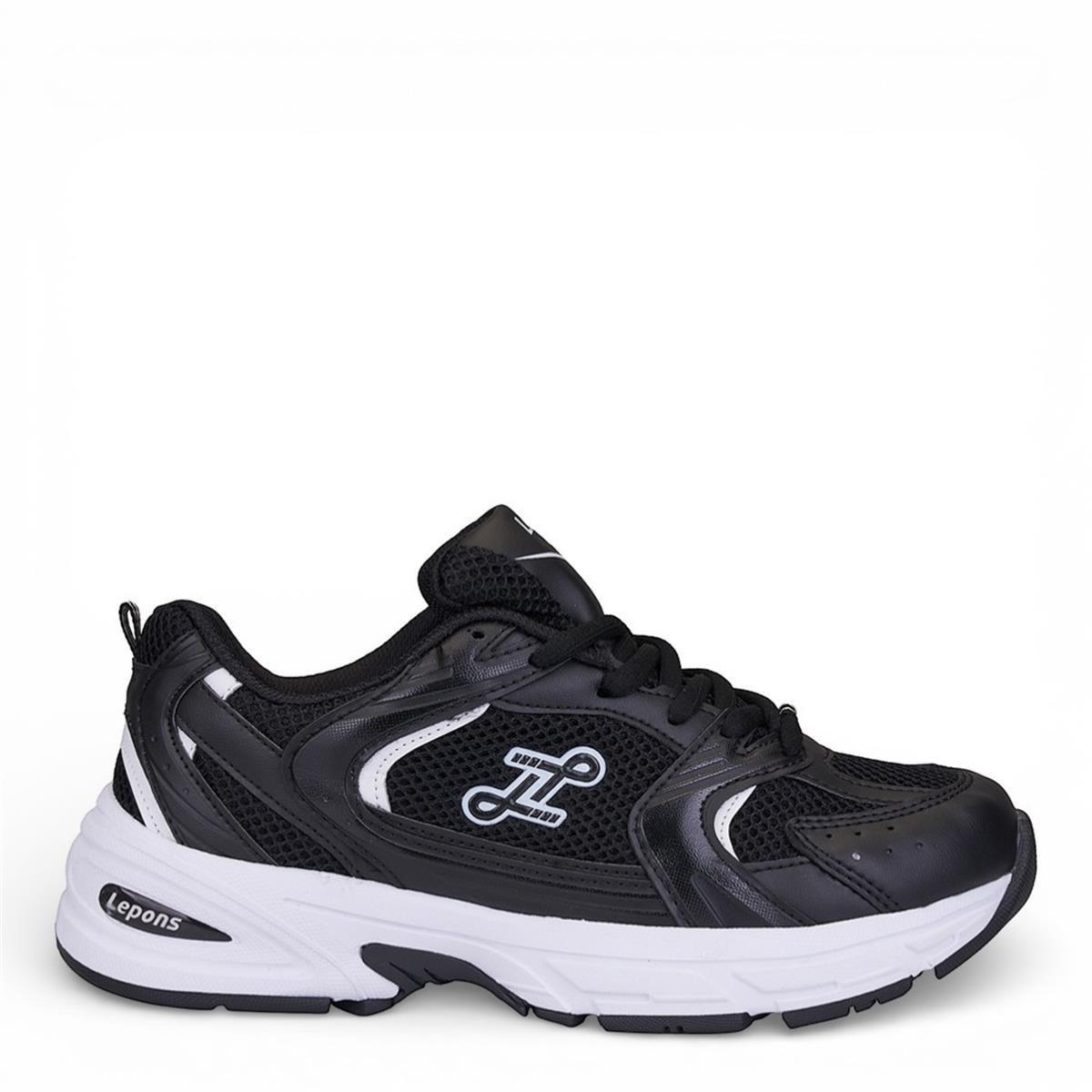 ZUUMSNEAKERLepons Günlük Kadın Sneaker - Siyah & Beyaz