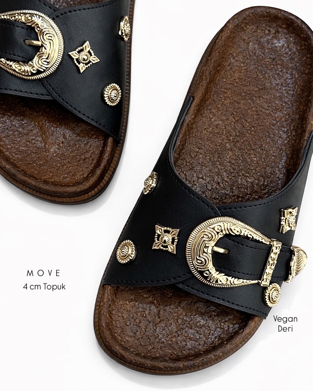 ZUUMSANDALET & TERLİKMove Günlük Kadın Terlik - Siyah
