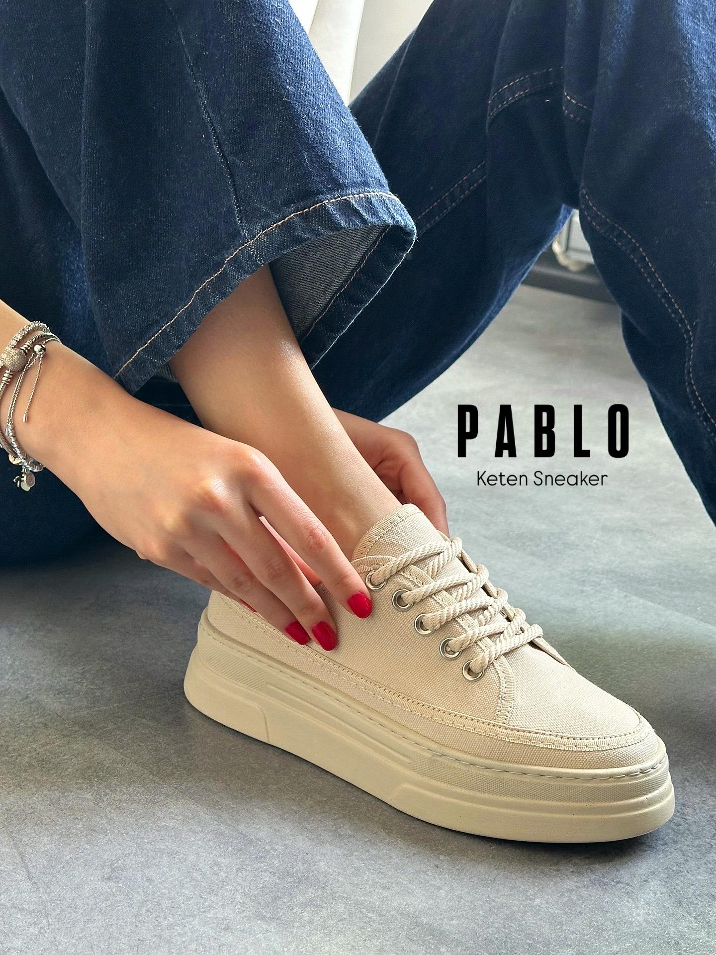 ZUUMSNEAKERPablo Günlük Kadın Sneaker - Bej