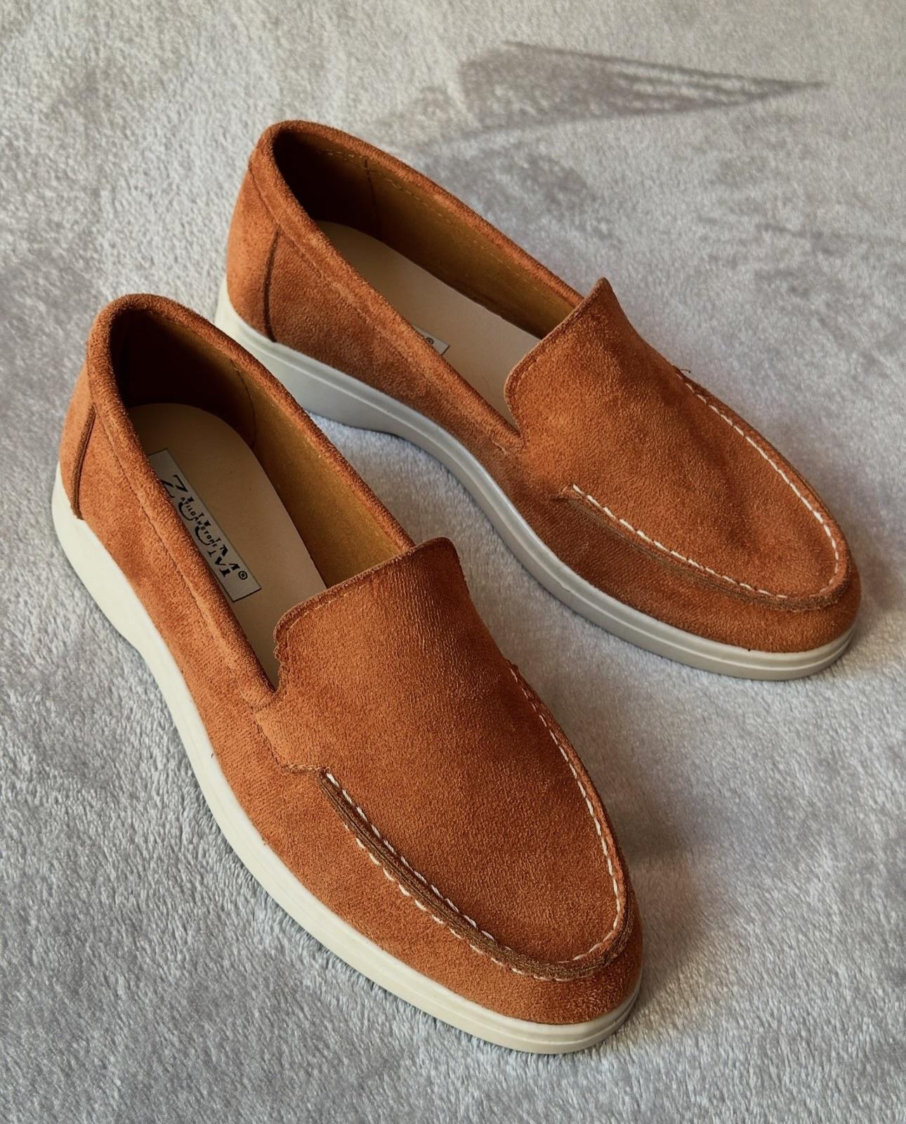 ZUUMMakosen & OxfordPiana Günlük Kadın Loafer - Taba Süet