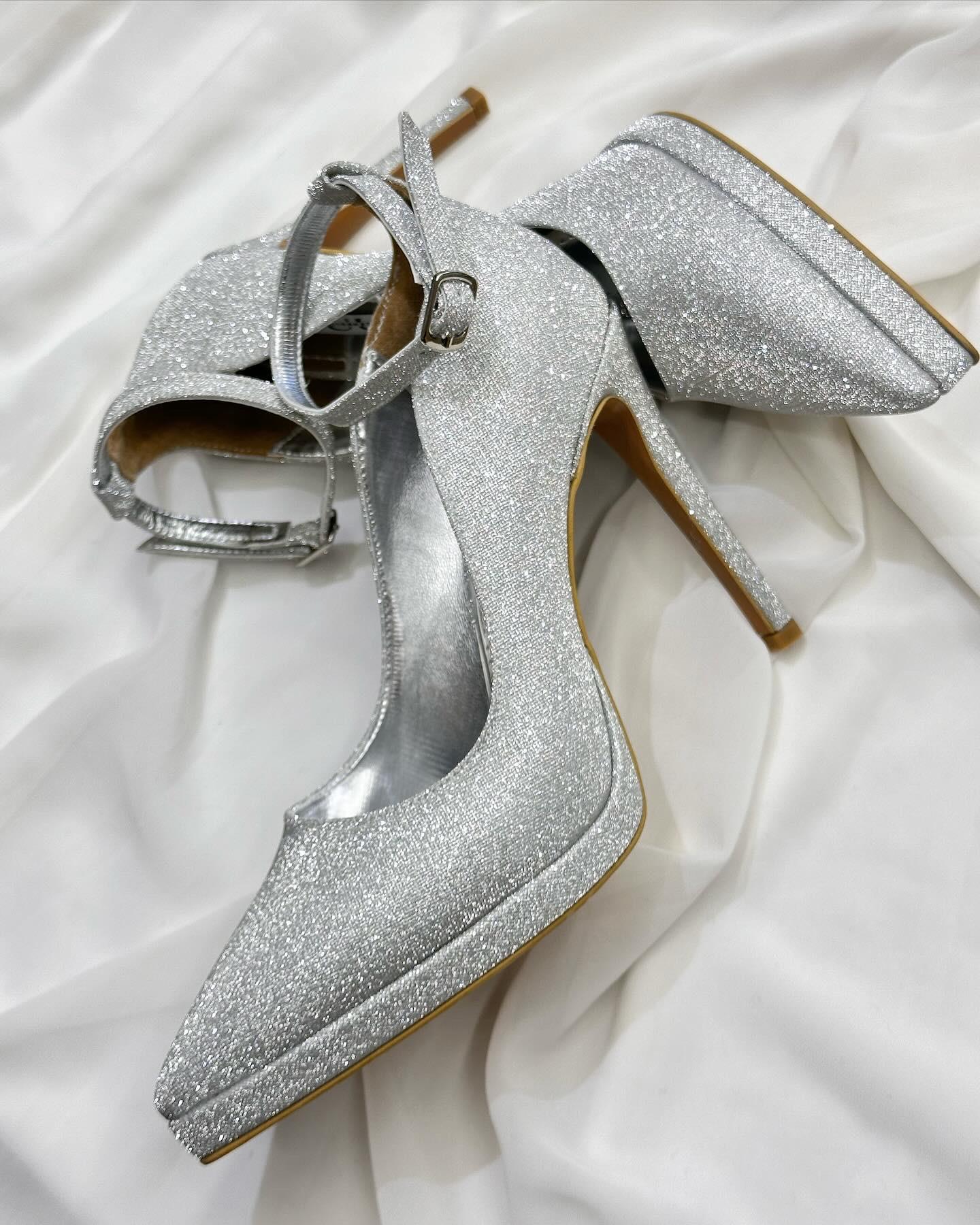 ZUUMKalın & İnce TopukluSenla Platformlu 11 Cm Topuklu Kadın Ayakkabı - Gümüş