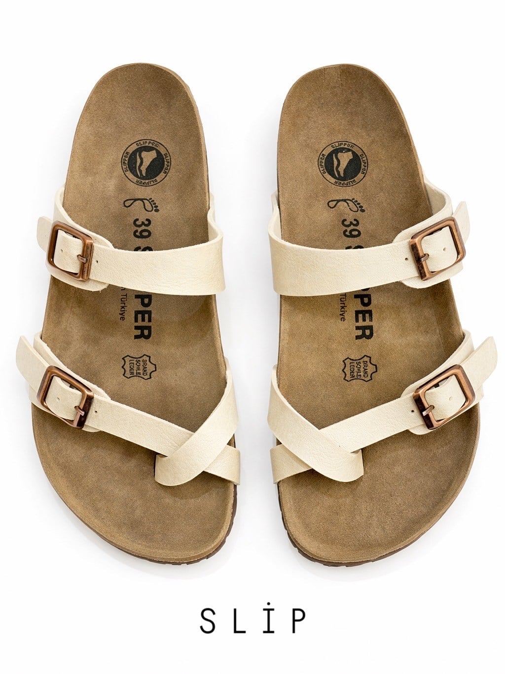 ZUUMSANDALET & TERLİKSlip Tek Parmak Kadın Terlik - Sedef