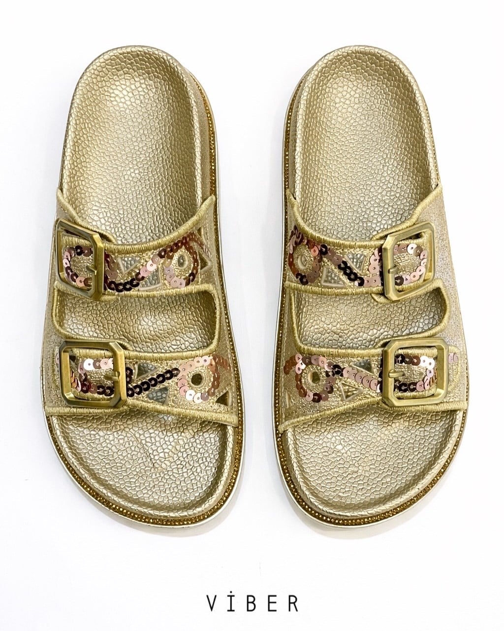 ZUUMSANDALET & TERLİKViber Günlük Kadın Terlik - Altın