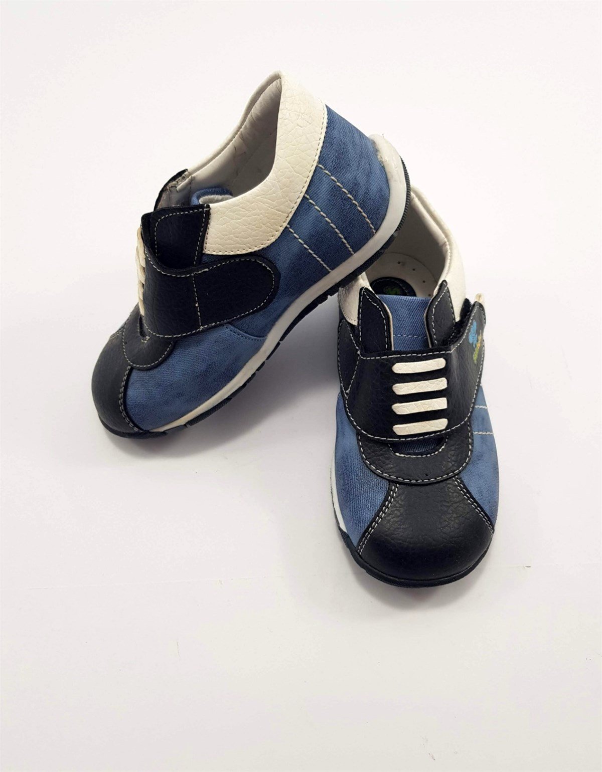 Şirin Bebe Erkek Bebek Kot Desenli Ortopedik Ayakkabı