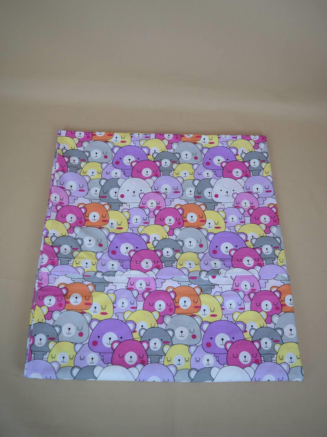 Ana Kuzusu Bebek Nevresim Takımı Ayıcık Desen  