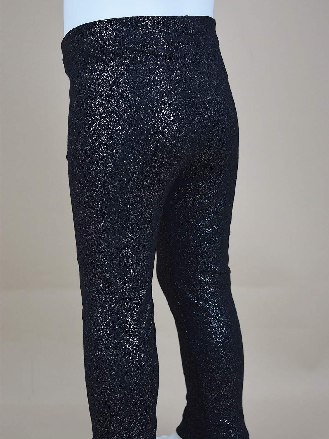 Ana Kuzusu Kız Çocuk Simli Esnek Likralı Tayt